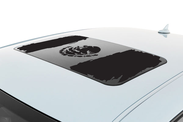 thumbnail image 2 of Oracal Matte Black Honeycomb Sunroof Decal – Solid Graphic Vinyl For Challenger 2 of 2