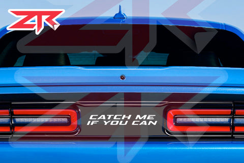 2015-2023 Dodge Challenger Catch Me if You Can Taillight Divider Decal