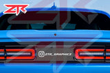 2015-2023 Dodge Challenger Custom Instagram Taillight Divider Decal