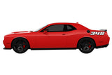 Dodge Challenger 345 Outlined Number Decals