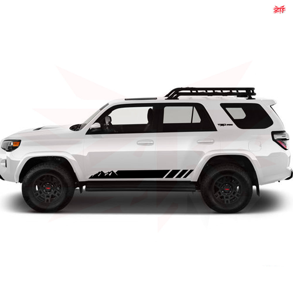 Toyota 4Runner Mountain Gradient Stripes Vinyl Decals