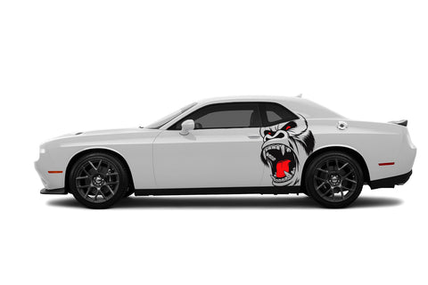 Dodge Challenger Extra Large Angry Ape Body Decals