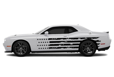 Dodge Challenger Stars and Stripes Large Body Decals