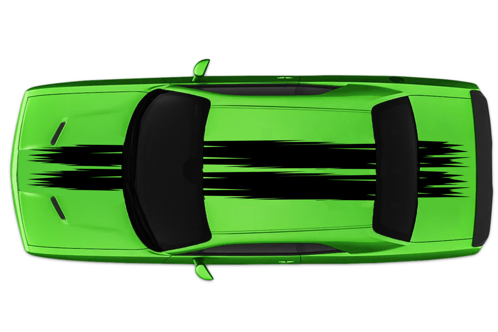 Dodge Challenger Dual Electric Stroke Racing Stripes