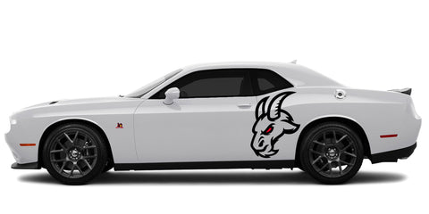 Dodge Challenger Angry Goat Body Decals