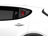 Dodge Hornet Angry Hornet Honeycomb Third Window Decals