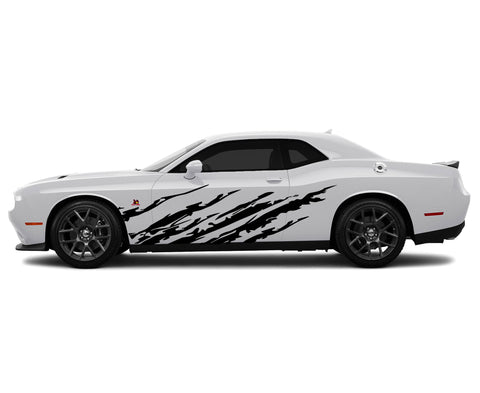 2015-2023 Dodge Challenger Ripped Splatter Large Body Decals