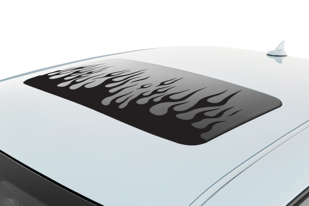 Dodge Challenger and Charger Flaming Sunroof Decal