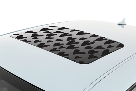 Dodge Challenger and Charger Hearts Sunroof Decal