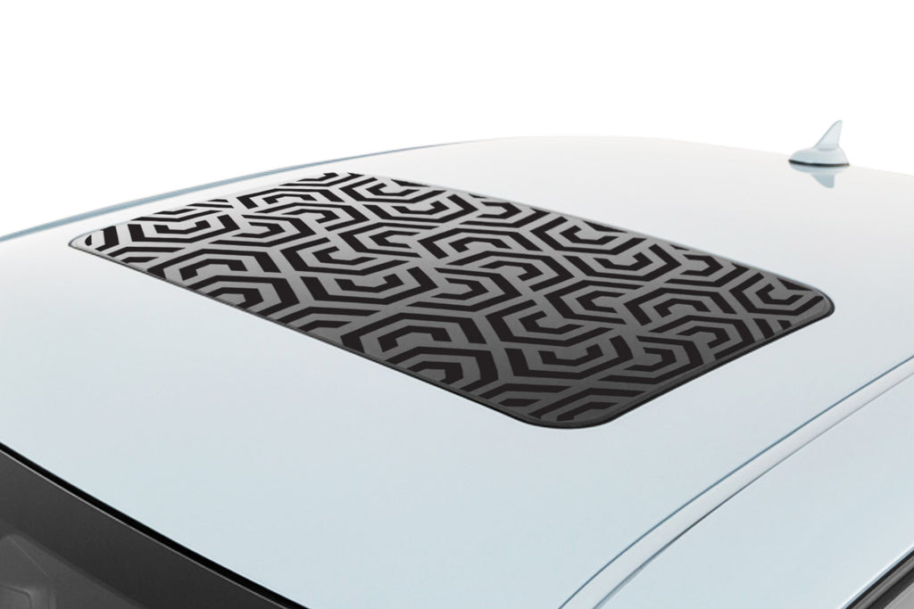 Dodge Challenger and Charger Modern Honeycomb Sunroof Decal