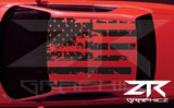 2008-2023 Dodge Challenger American USA Flag Roof Decal
