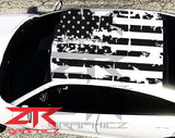 2008-2023 Dodge Charger American USA Flag Roof Decal