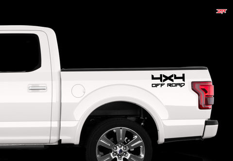 4x4 Spike Truck Bed Decal