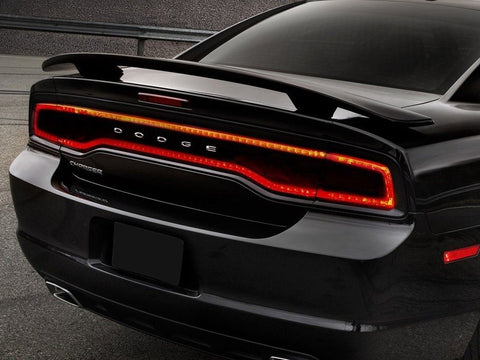 2015-2023 Dodge Charger Custom Text Modern Spikes Racetrack Taillight Vinyl Decal