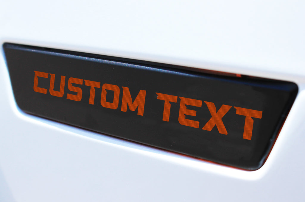 2011-2014 Dodge Charger Custom Text Side Marker Tint Kit