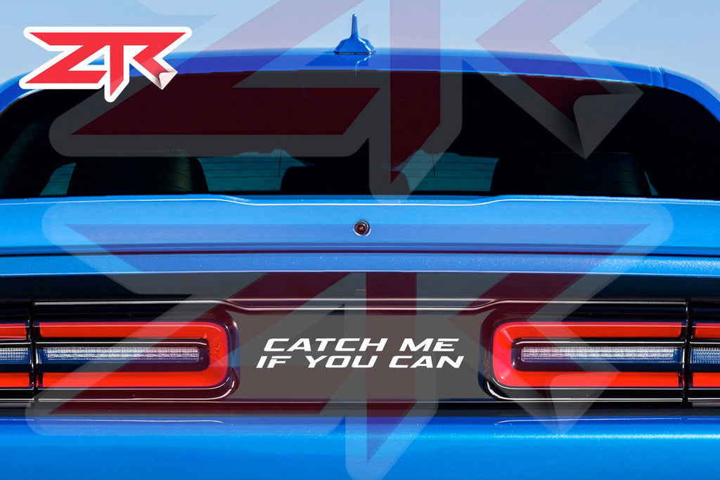 2015-2023 Dodge Challenger Catch Me if You Can Taillight Divider Decal