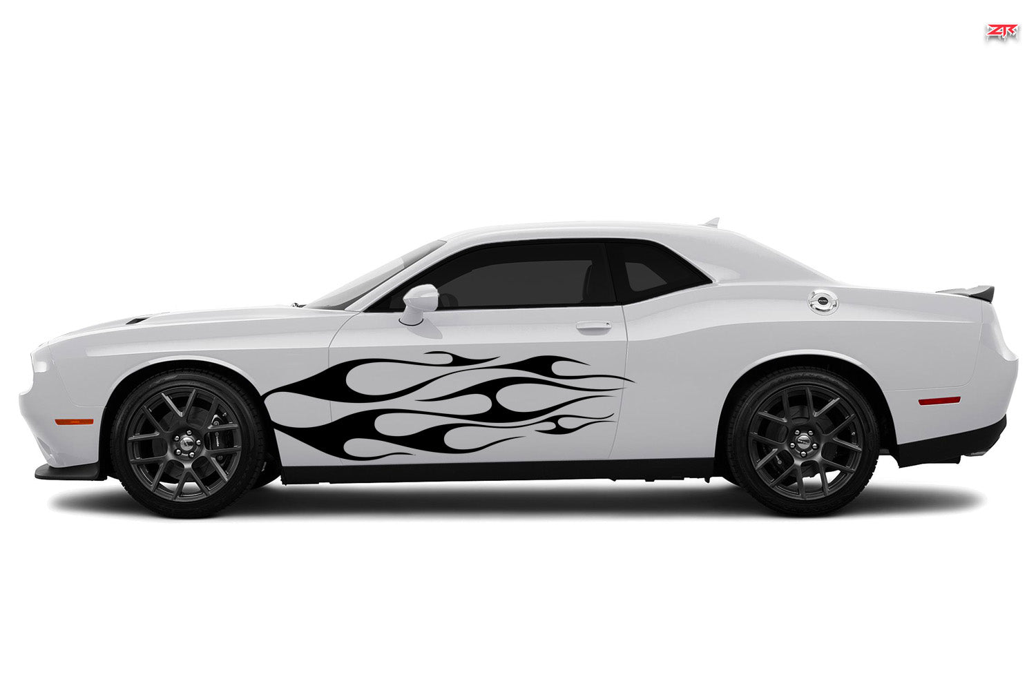 2015-2023 Dodge Challenger Side Body Flames Decals – ztr