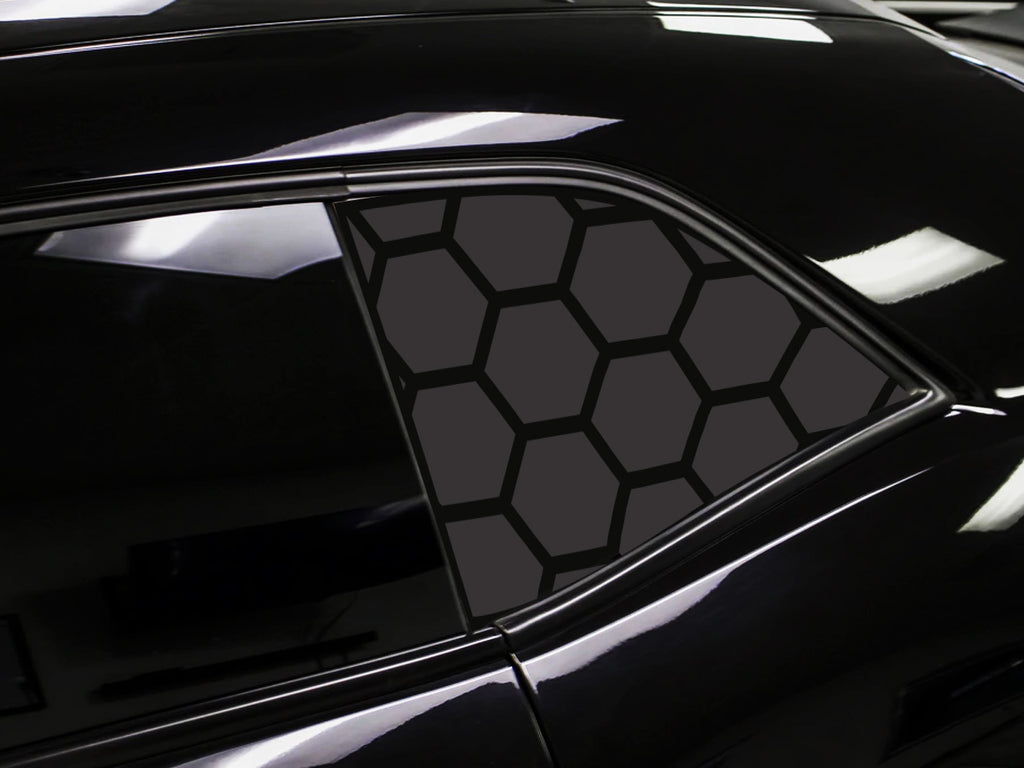 Dodge Challenger Honeycomb Third Window Decals