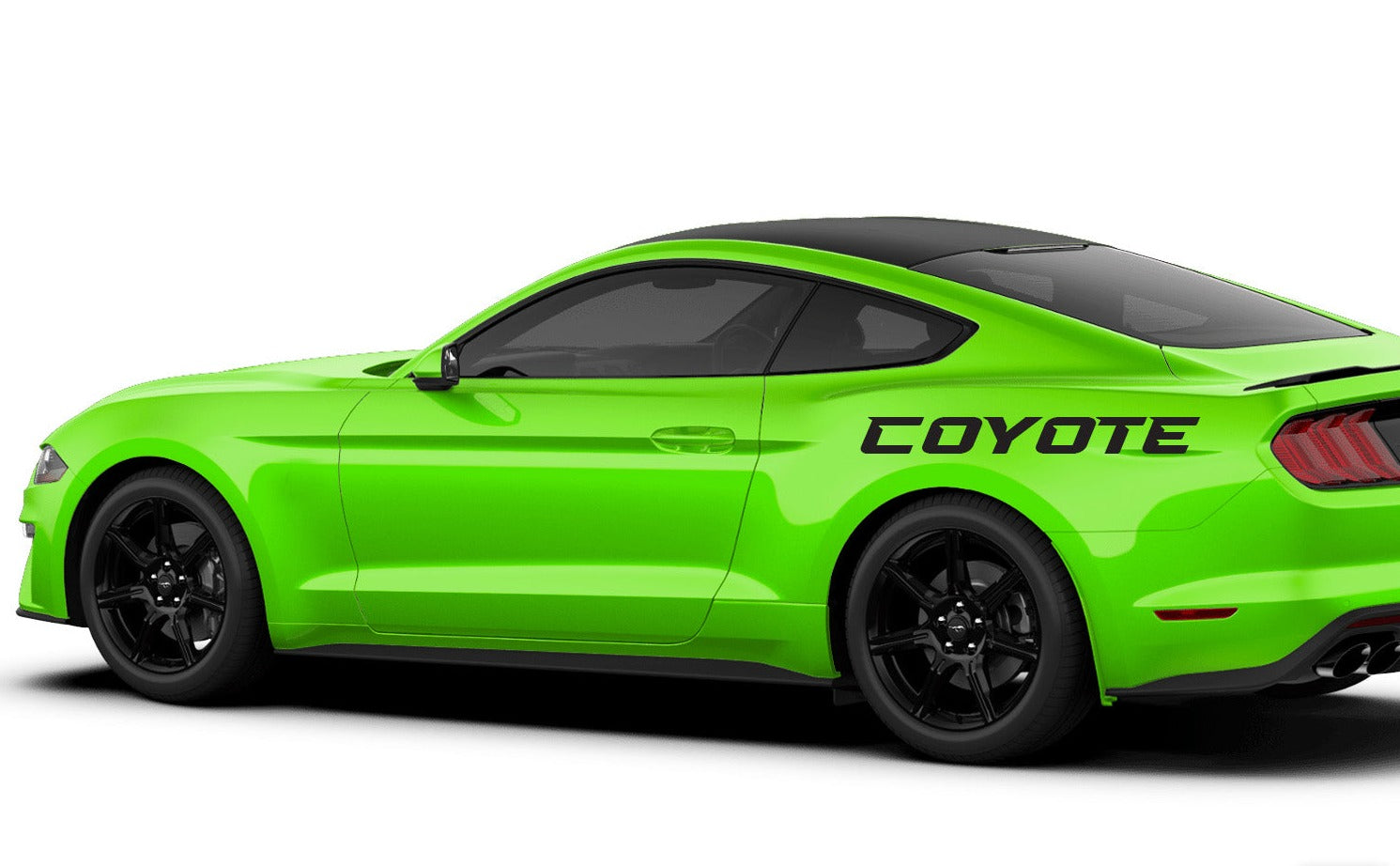MUSTANG ChristianDior ARTDELATABLE 4枚セット Ford Mustang Coyote Quarter Panel Vinyl Decal Set – ztr graphicz