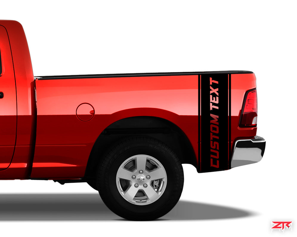 Ram Truck Bed Side Stripe Graphic Decal – Tailgate Vinyl Sticker For Pickup 4x4