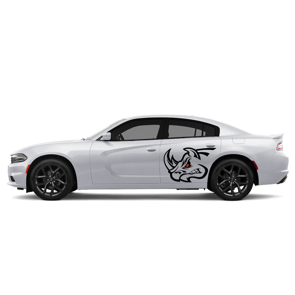 Dodge Charger Angry Rhino Vinyl Decals