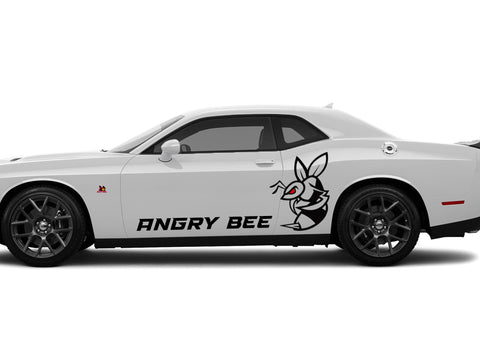 Dodge Challenger Angry Bee Vinyl Decals