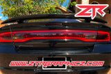 2011-2014 Dodge Charger Taillight Partial Blackout Tint Kit