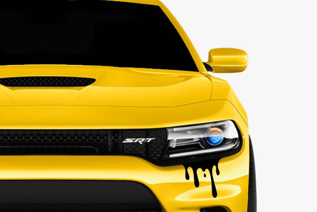 Dodge Charger Headlight Dripping Decal