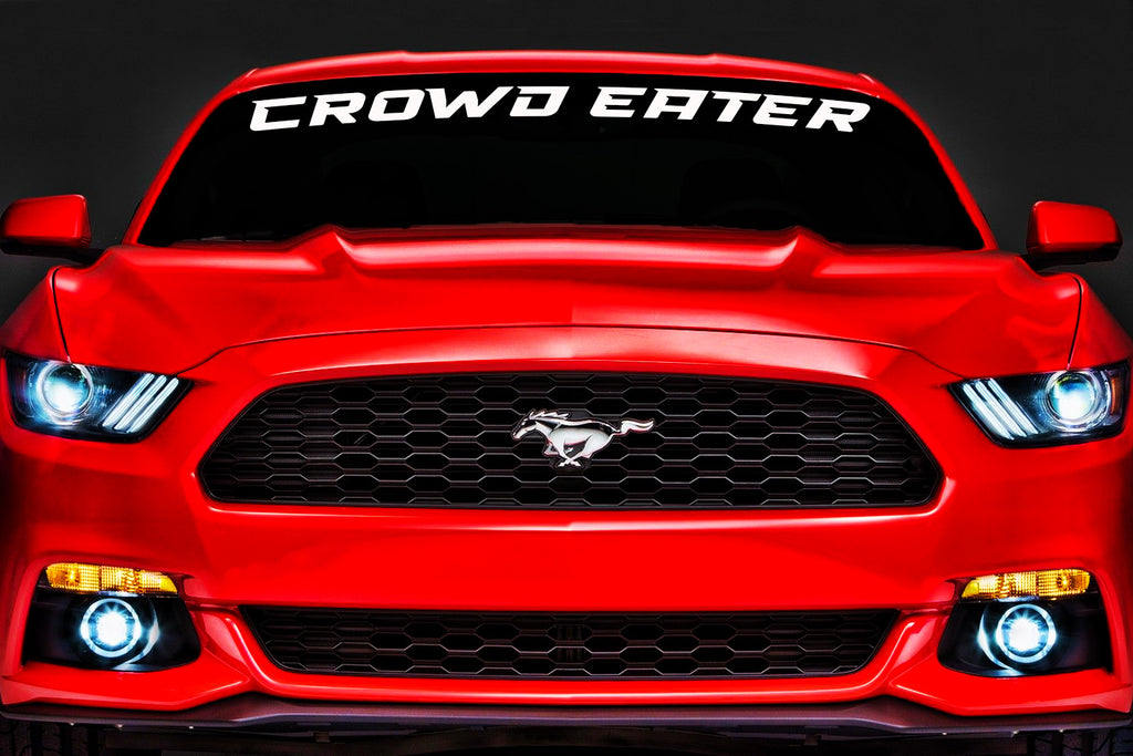 Custom Mustang Crowd Eater Windshield Decal