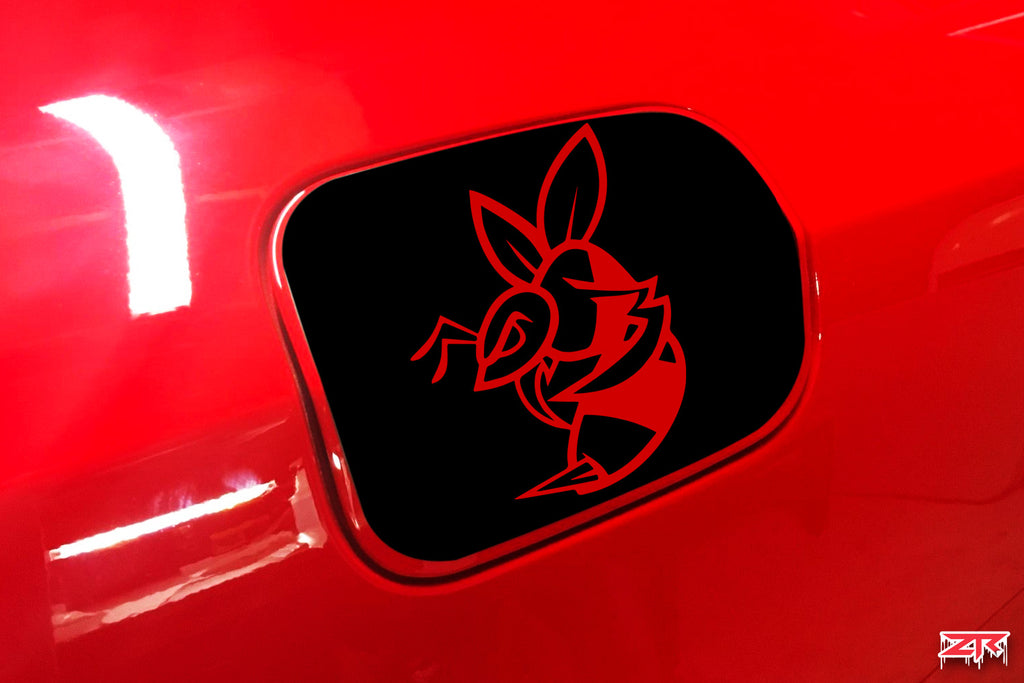 Dodge Charger Angry Bee Fuel Door Vinyl Decal