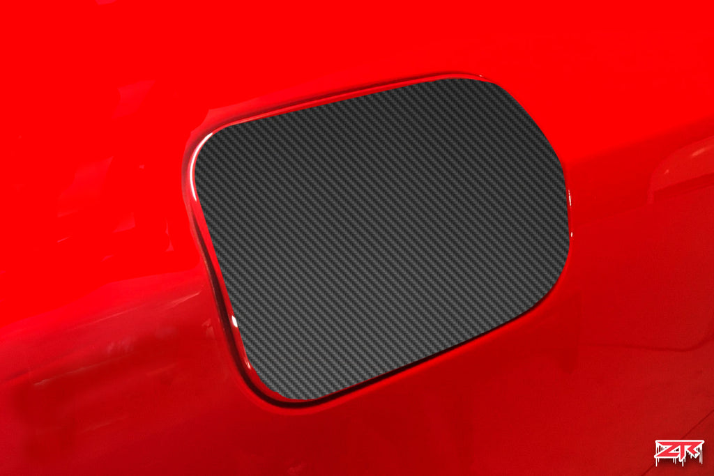 Dodge Charger Carbon Fiber Fuel Door Vinyl Decal