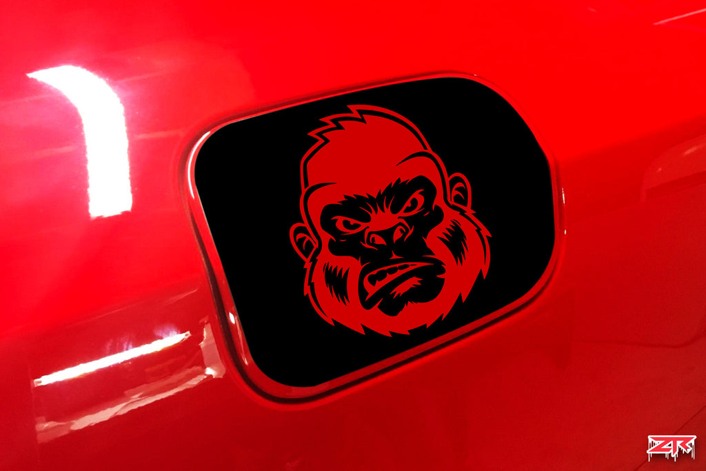 Dodge Charger Angry Gorilla Fuel Door Vinyl Decal
