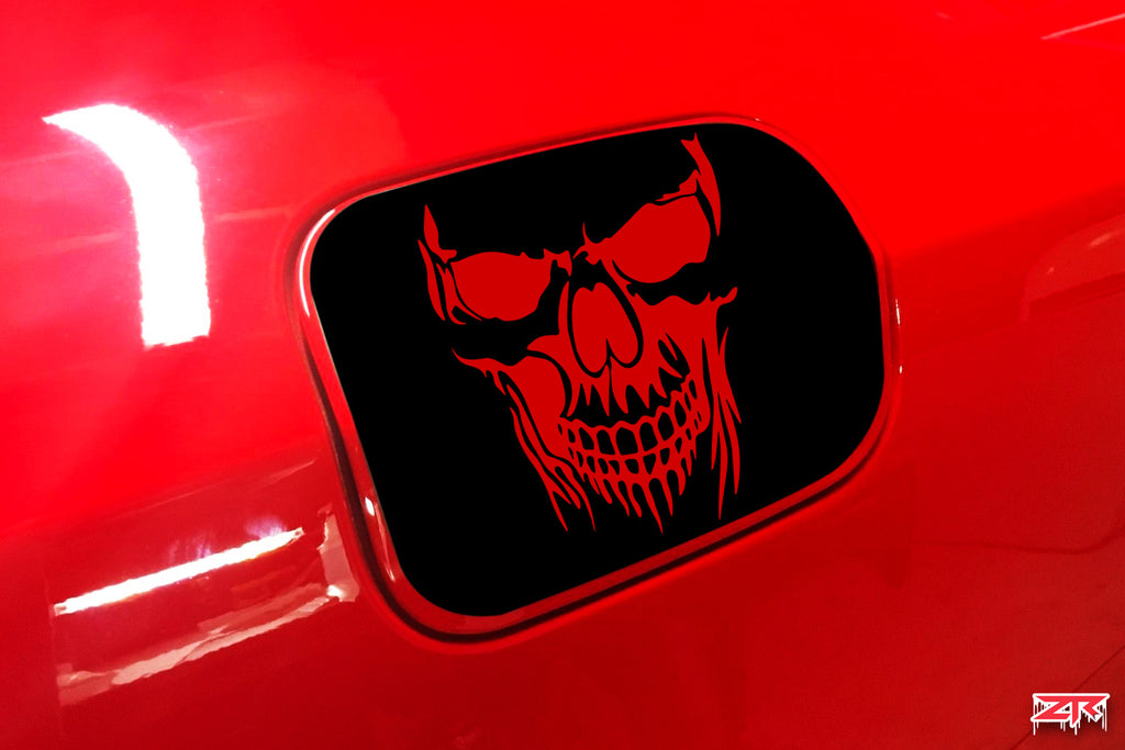 Dodge Charger Reaper Fuel Door Vinyl Decal
