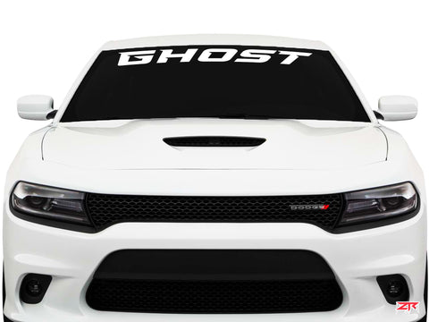 Dodge Charger GHOST Windshield Vinyl Decal