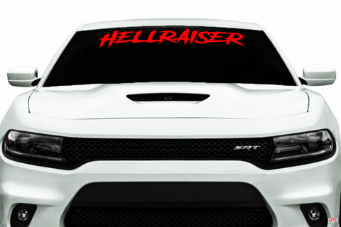 Dodge Charger Hellraiser Toxic Windshield Vinyl Decal