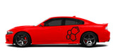 Dodge Charger Honeycomb Side Accents Decals