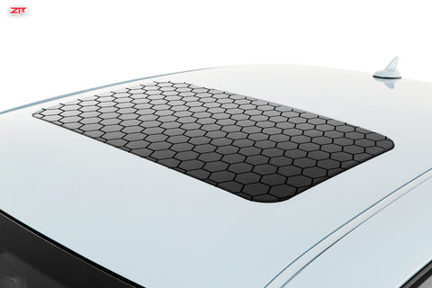 Dodge Challenger Outlined Honeycomb Sunroof Vinyl Decal