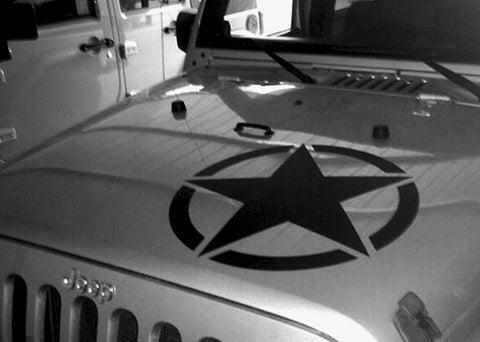 JEEP Hood Star Decal - ztr graphicz
