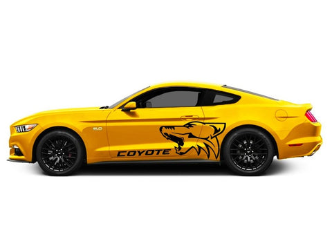 Ford Mustang Sides Coyote Vinyl Decal Graphics