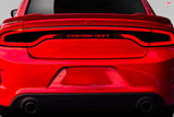 Dodge Charger Custom Text Honeycomb Racetrack Taillight Vinyl Decal