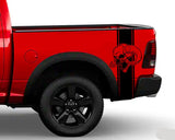 Dodge Ram Horned Skull Bed Stripes Vinyl Decals